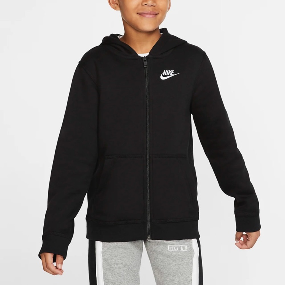 Nike Sportswear Club Full-Zip
Hoodie Big Kid’s Size M